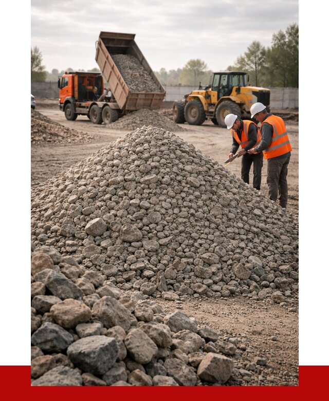 Гранитный щебень фракция 40-70 в Прохладном от 2708 руб ПРОНЕРУДПрх