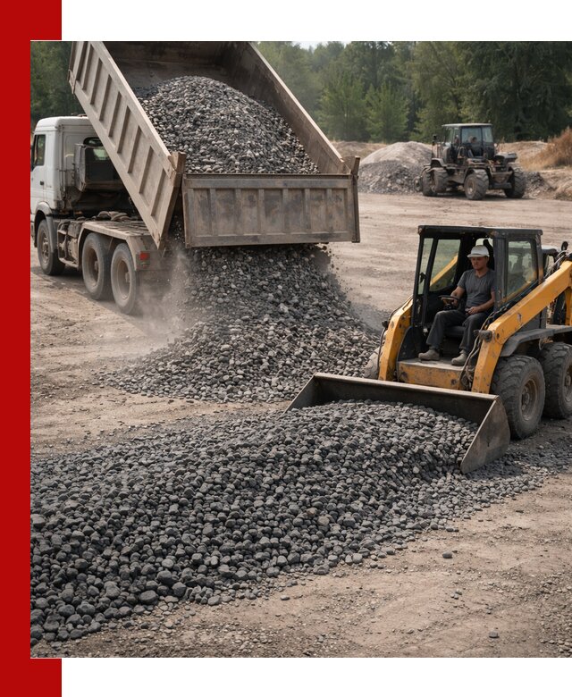 Гранитный щебень фракция 40-70 с доставкой в Прохладном