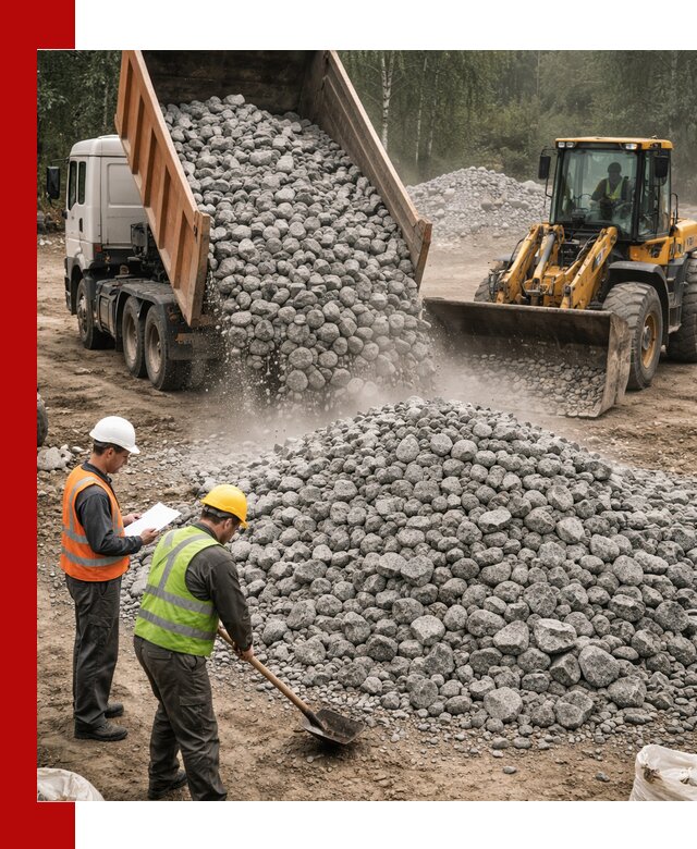 Гранитный щебень фракция 70-150 доставка в Прохладном