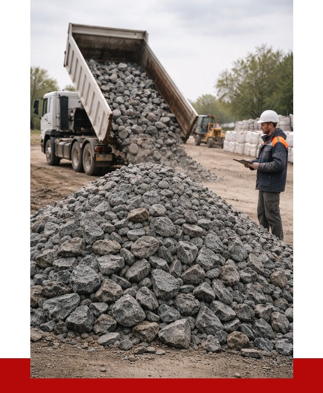 Гранитный щебень фракция 100-200 в Прохладном от 4550 р. ПРОНЕРУДПрх