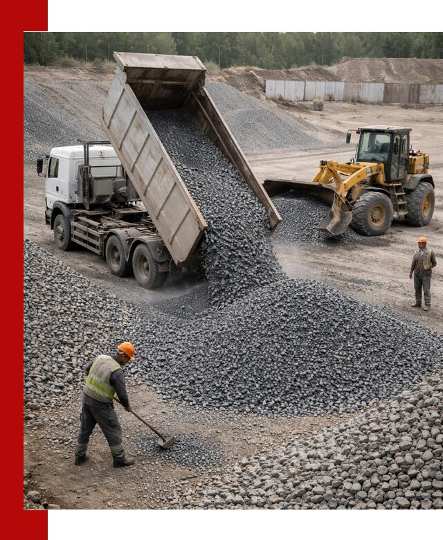 Щебень габбро-диабаз фр. 5-20 с доставкой в Прохладном