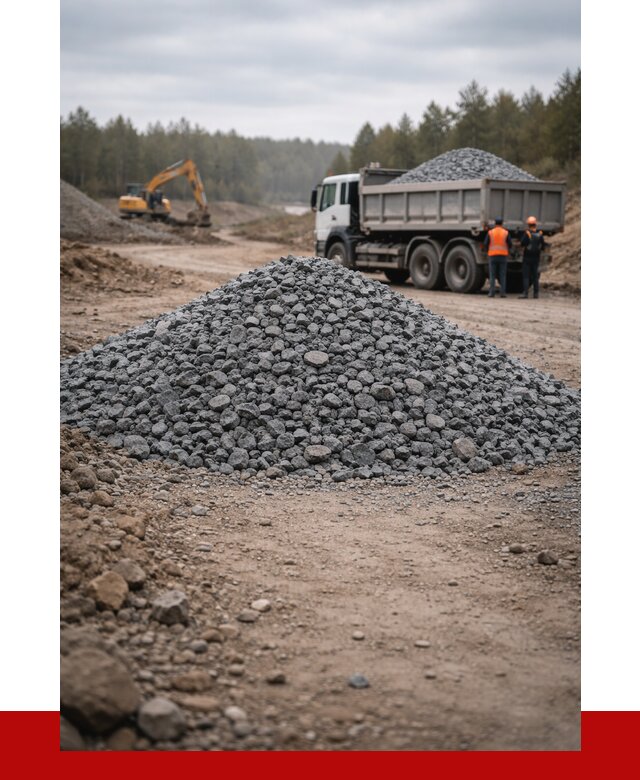 Щебень габбро диабаз фракция 40-70 в Прохладном от 2383 р-ПРОНЕРУДПрх