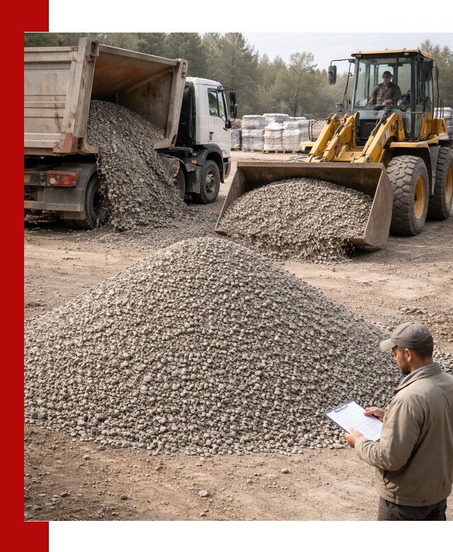 Гравийный щебень фракция 5–10 с доставкой в Прохладном