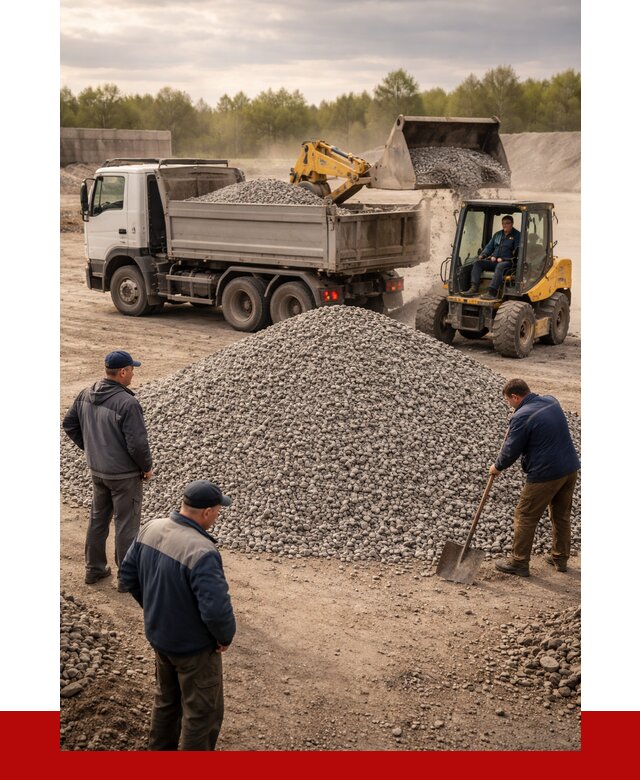 Гравийный щебень фракция 5-20 в Прохладном от 2600 р. ПРОНЕРУДПрх
