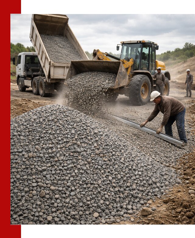 Гравийный щебень фракция 5-20 с доставкой в Прохладном