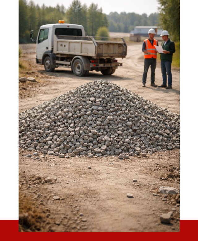 Гравийный щебень фракция 20-40 в Прохладном от 1300 р. | ПРОНЕРУДПрх