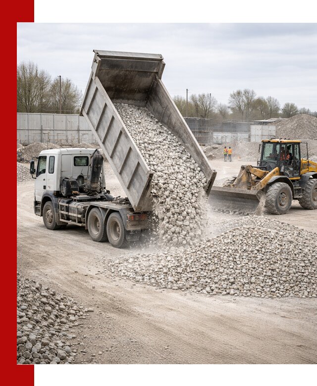 Доставка и продажа известнякового щебня в Прохладном