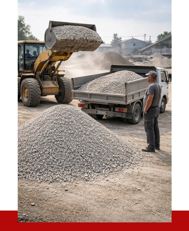 Известняковый щебень фр. 0-5 в Прохладном от 4550 р. | ПРОНЕРУДПрх
