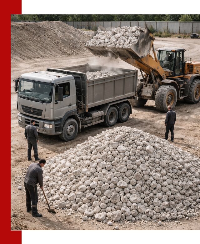 Известняковый щебень фракция 70–150 с доставкой в Прохладном