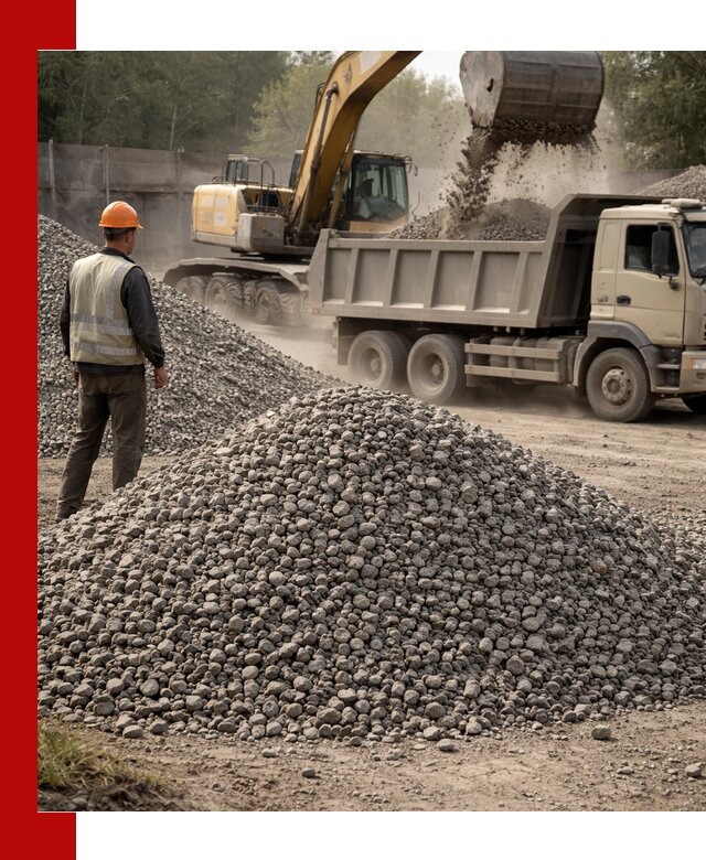 Шлаковый щебень фракция 5-20 с доставкой в Прохладном