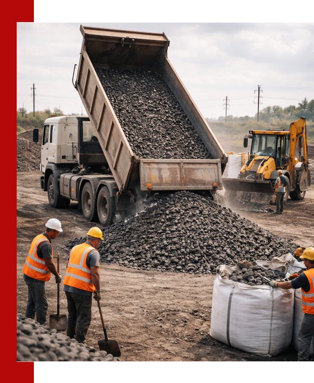 Шлаковый щебень фракция 40-70 с доставкой в Прохладном