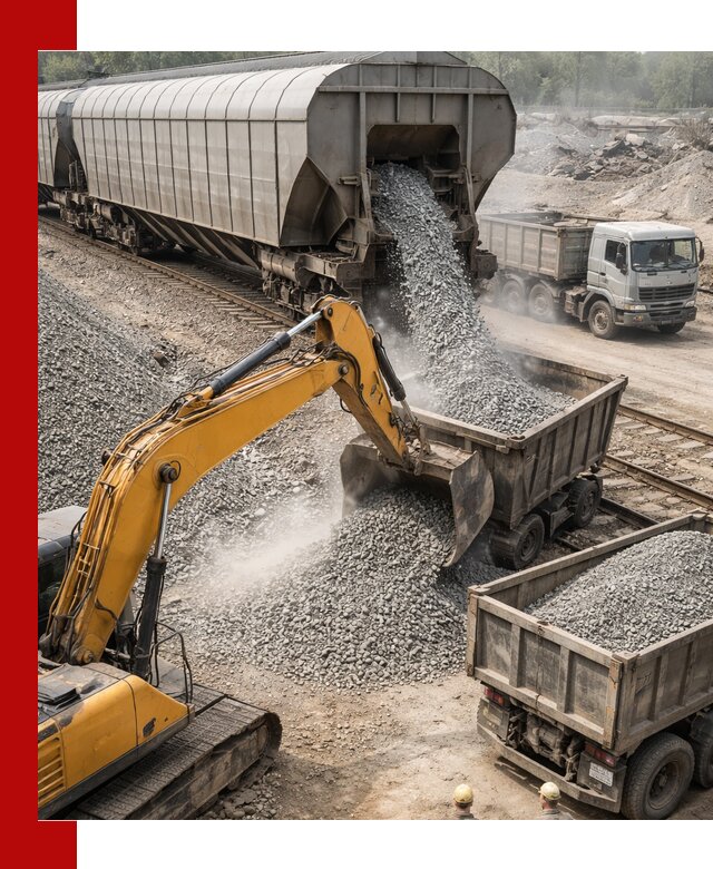 Доставка железнодорожного щебня в Прохладном крупными партиями быстрого отгруза