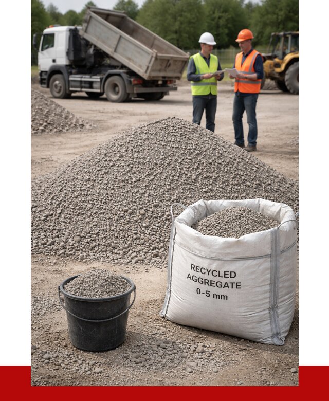 Вторичный щебень фракция 0-5 в Прохладном от 1733 р. ПРОНЕРУДПрх