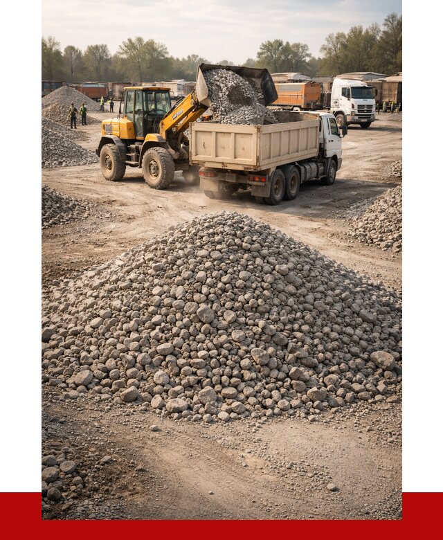 Вторичный щебень фракция 40-70 в Прохладном от 1885 р, ПРОНЕРУДПрх