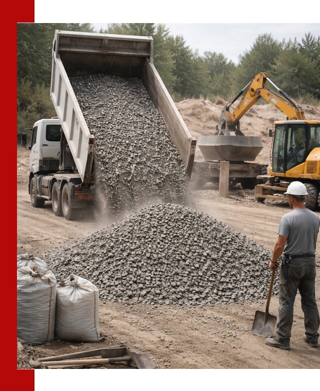 Доставка и продажа бетонного щебня в Прохладном