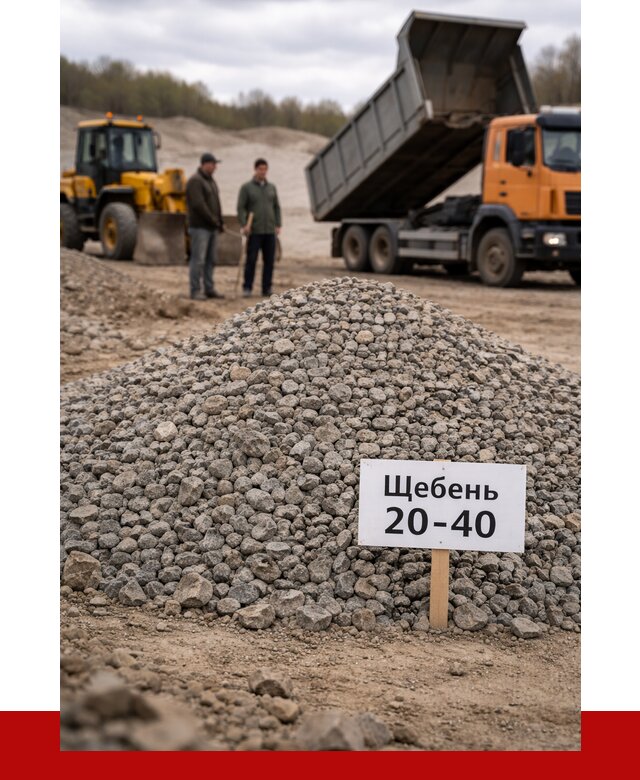 Бетонный щебень фракция 20-40 в Прохладном от 2654 р. | ПРОНЕРУДПрх