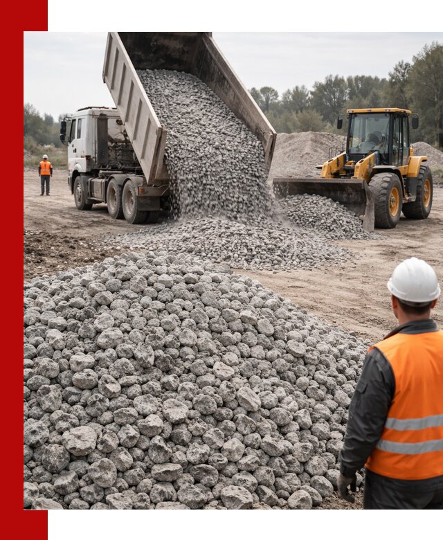 Доставка бетонного щебня фракции 20-40 в Прохладном