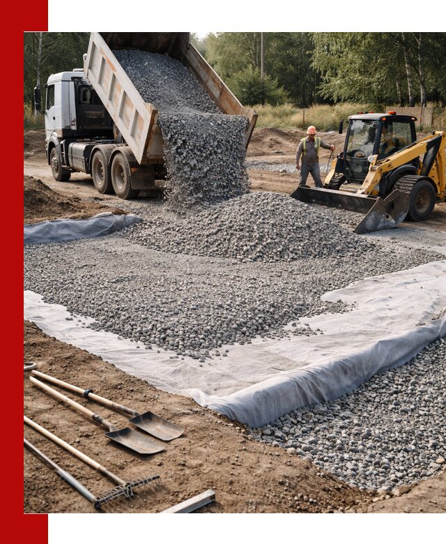 Щебень для фундамента с доставкой в Прохладном