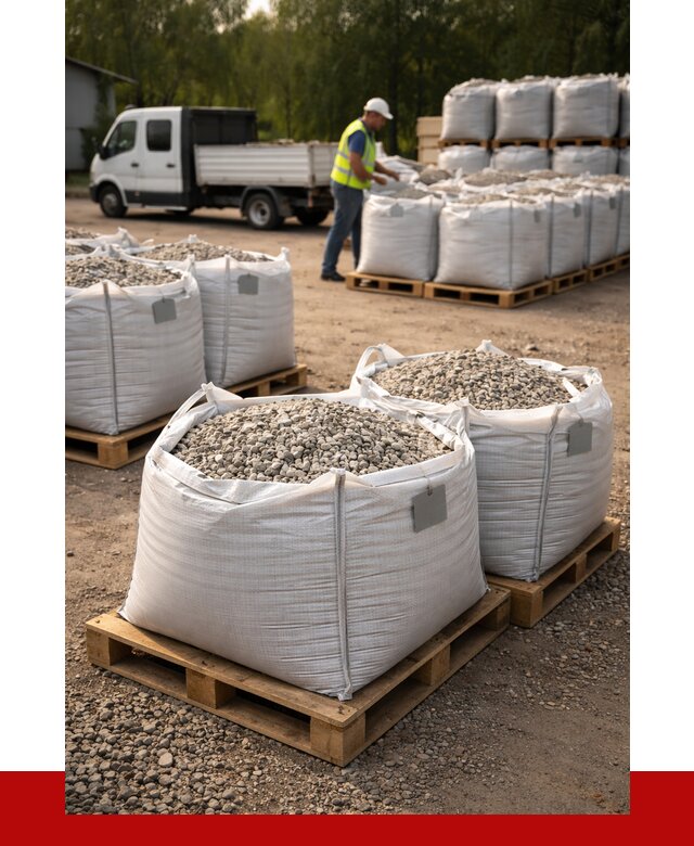 Щебень в мешках с доставкой в Прохладном от 4550 р. | ПРОНЕРУДПрх