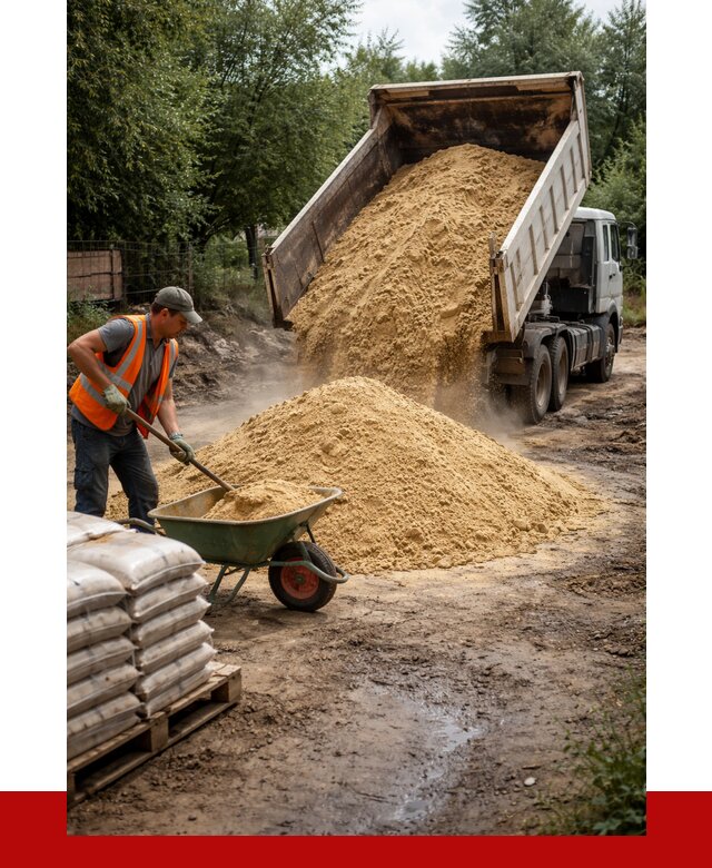 Купить песок с доставкой в Прохладном от 1950 р. | ПРОНЕРУДПрх