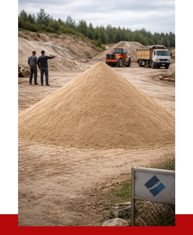 Карьерный песок навалом в Прохладном от 1950 р. | ПРОНЕРУДПрх