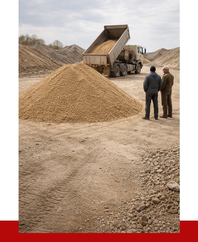 Карьерный песок крупнозернистый в Прохладном от 9208 р | ПРОНЕРУДПрх