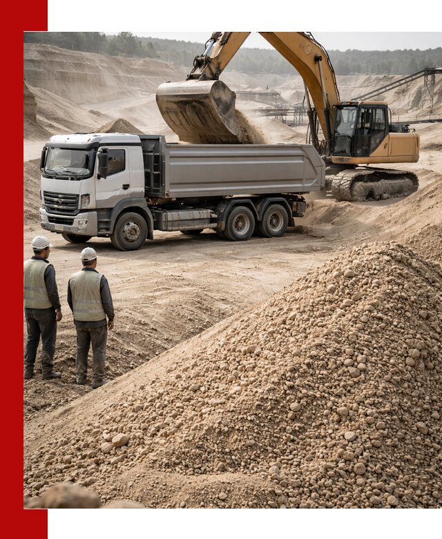 Карьерный крупнозернистый песок с доставкой в Прохладном