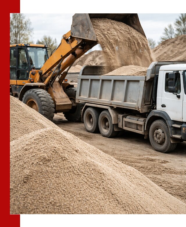 Доставка сеяного песка в Прохладном оптом и в розницу