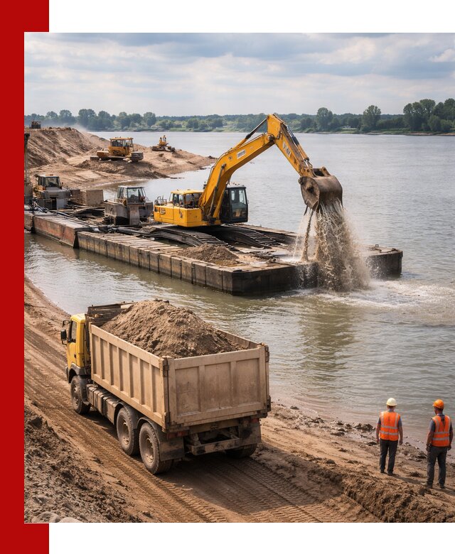 Намывной песок с доставкой в Прохладном оптом и в розницу