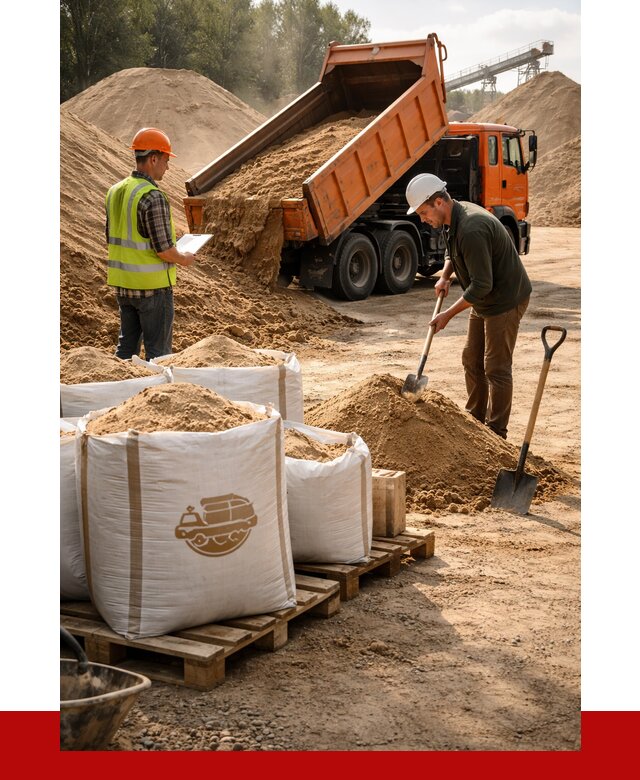 Строительный песок в Прохладном от 2383 р. с доставкой, ПРОНЕРУДПрх