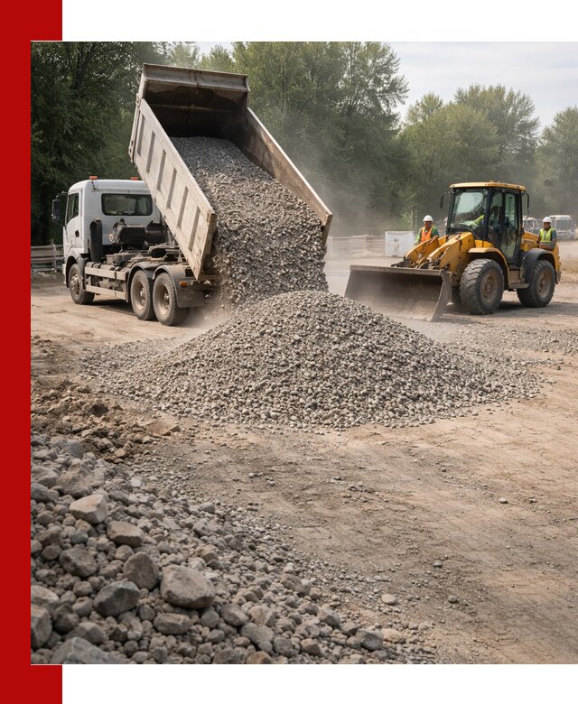 Гравий фракция 5–20 доставка в Прохладном оптом и в розницу
