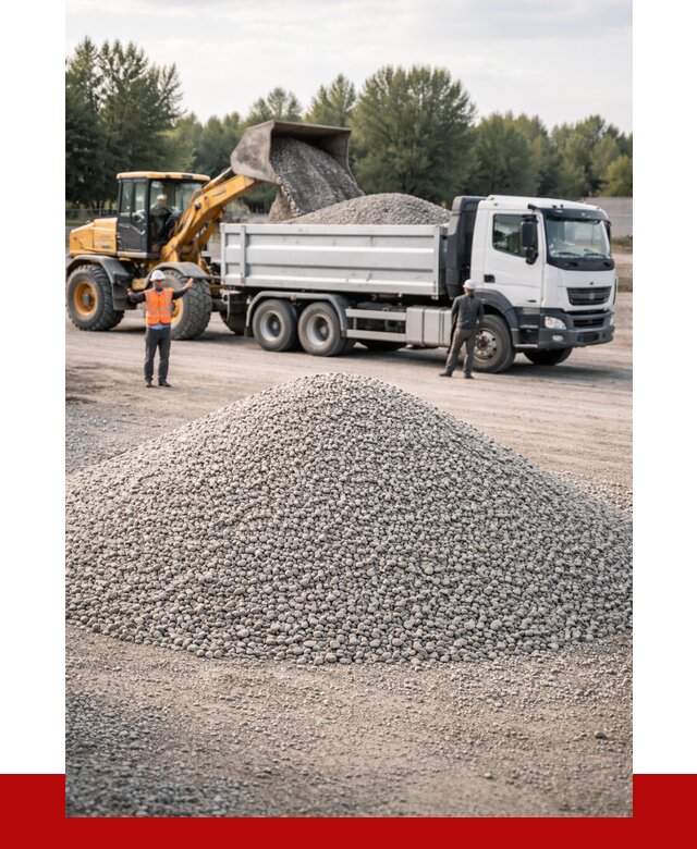 Купить мытый гравий в Прохладном от 3792 р, доставка ПРОНЕРУДПрх