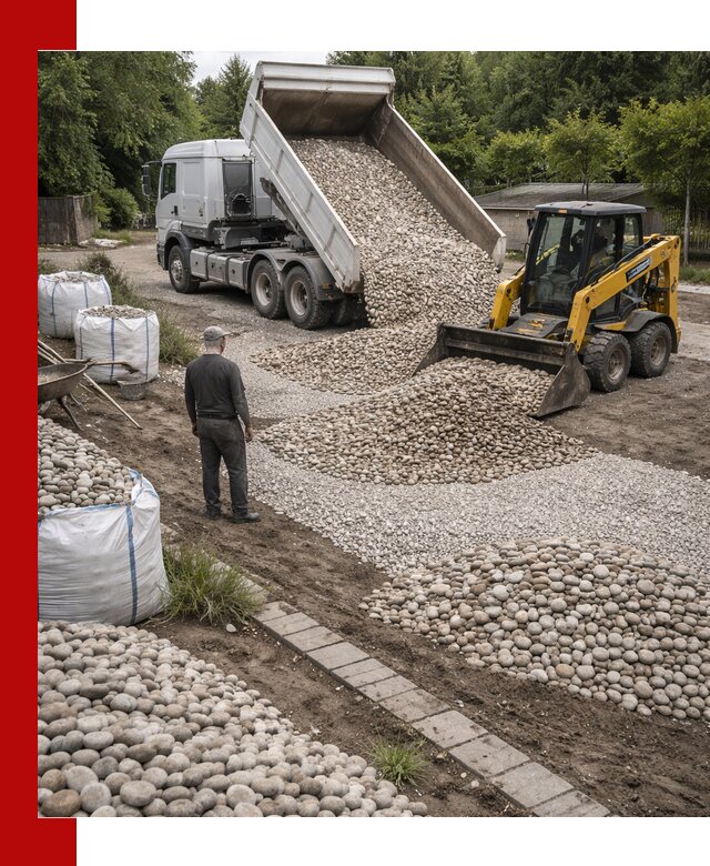 Доставка морской гальки оптом и в розницу в Прохладном