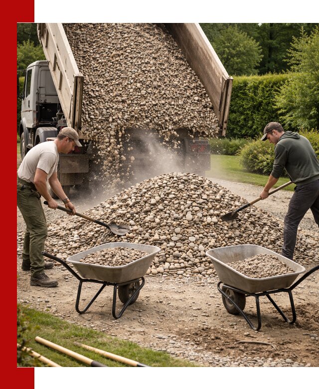 Доставка и продажа декоративной гальки в Прохладном