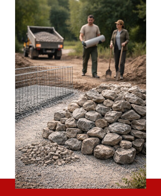 Камень для габионов фракция 100-200 в Прохладном от 5200 р. | ПРОНЕРУДПрх