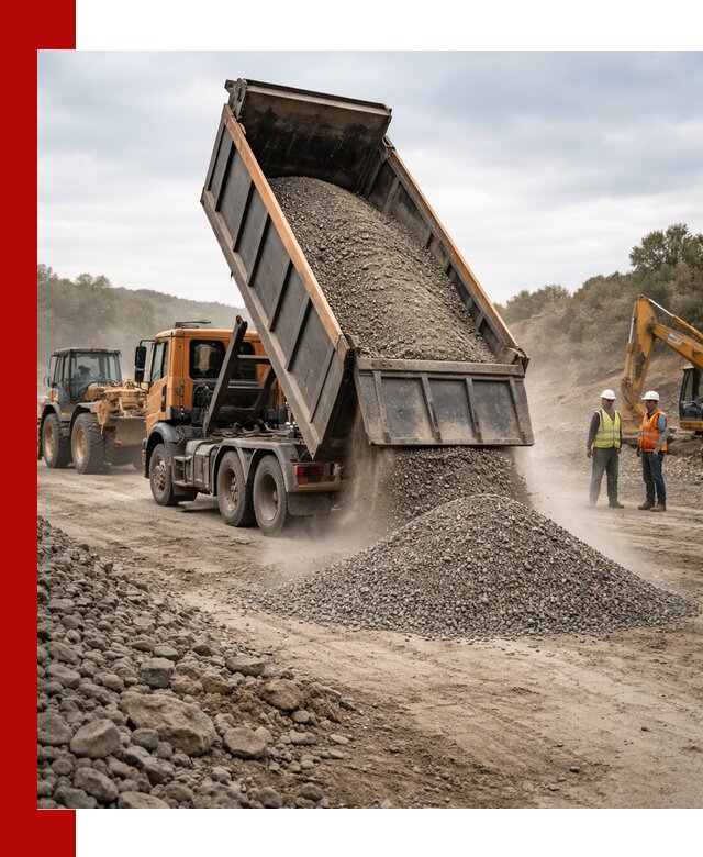 Щебёночно-песчаная смесь ЩПС С1 с доставкой в Прохладном