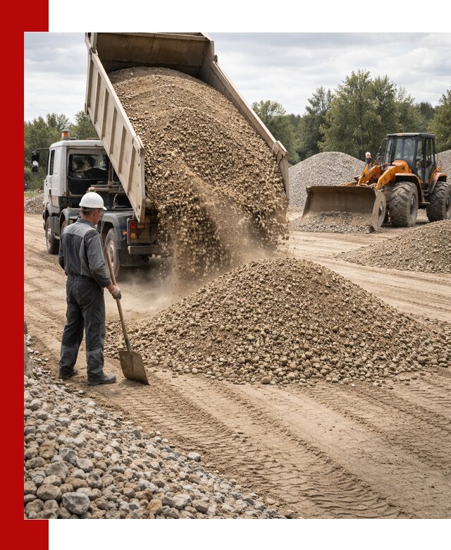 Доставка щпс С3 в Прохладном самосвалами и бортовыми грузовиками