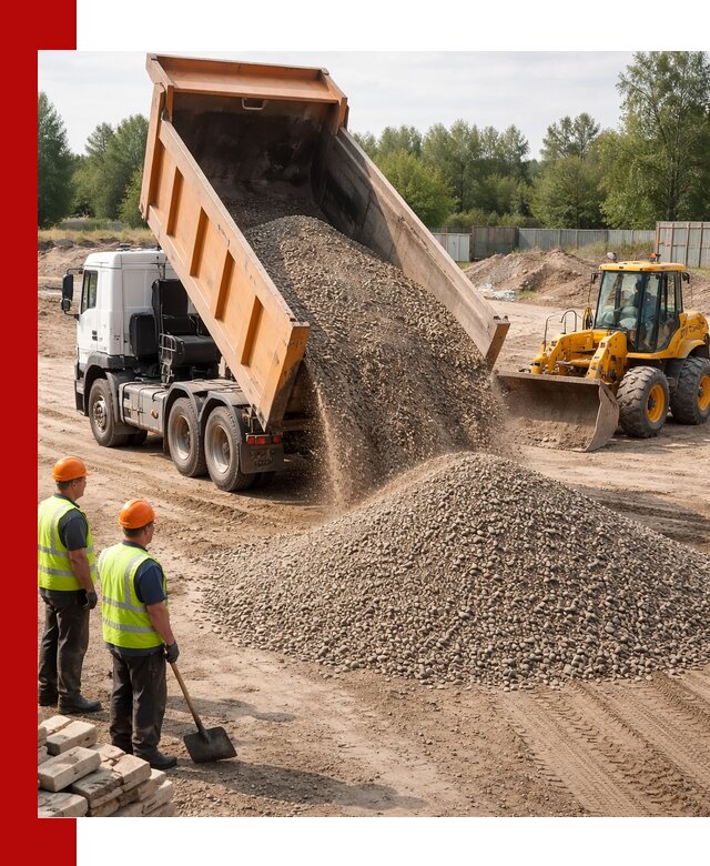 Доставка щебёночно-песчаной смеси ЩПС С7 в Прохладном