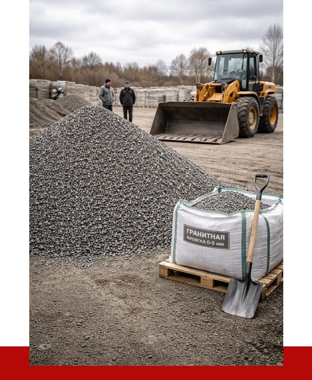 Купить гранитную крошку в Прохладном от 5200 р. с доставкой | ПРОНЕРУДПрх