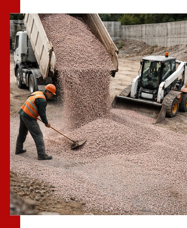 Крошка розовый гранит с доставкой в Прохладном от производителя