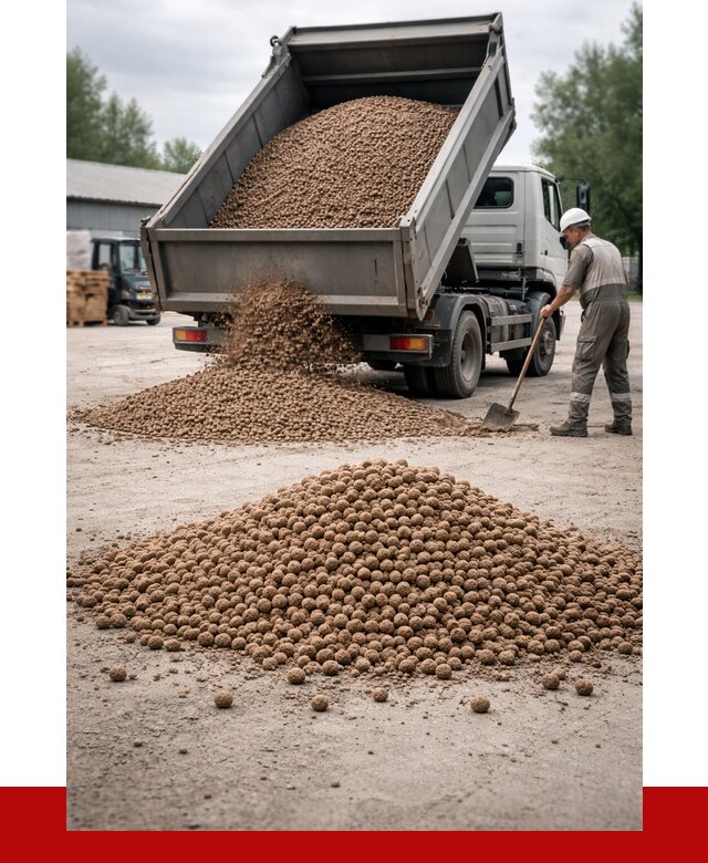 Керамзит с доставкой в Прохладном от 4550 р. за м3 | ПРОНЕРУДПрх