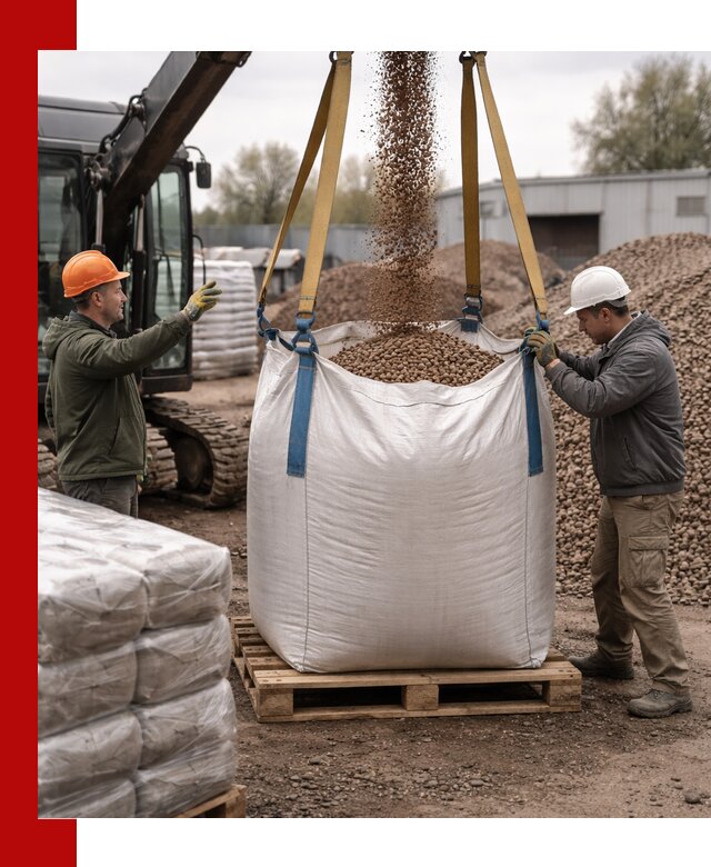 Керамзит в биг-бегах с доставкой в Прохладном