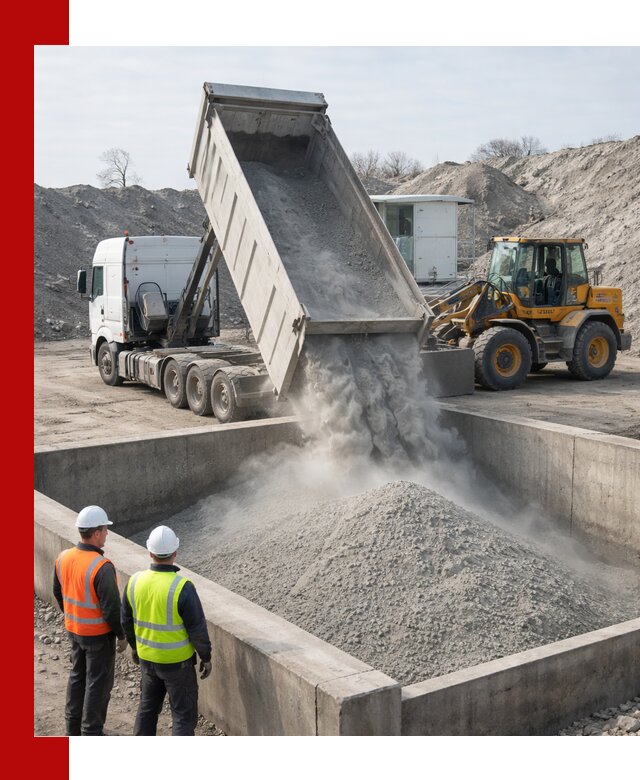 Доставка цемента навалом в Прохладном крупными партиями