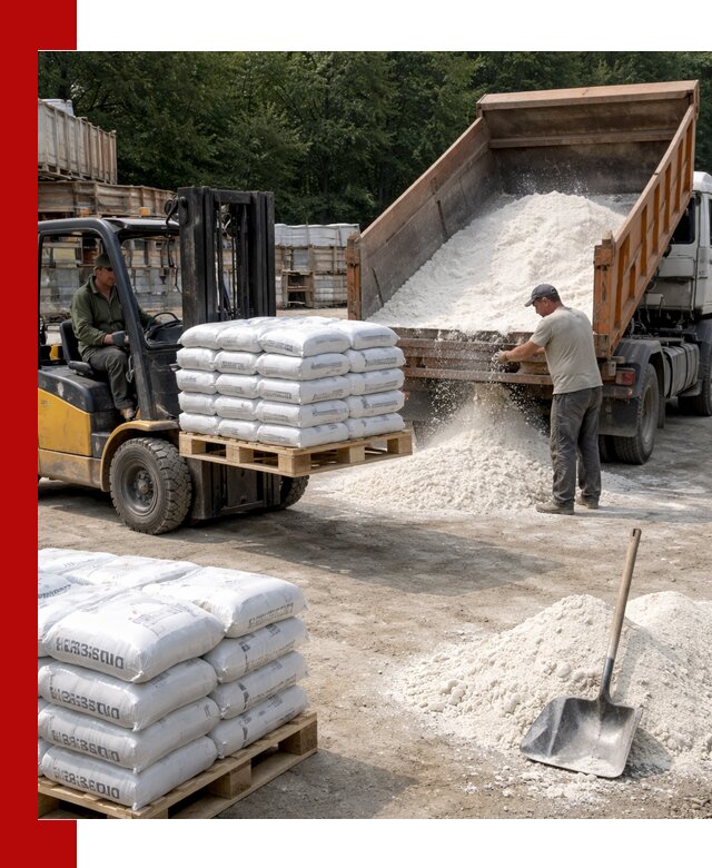 Доставка строительной извести оптом и в розницу в Прохладном
