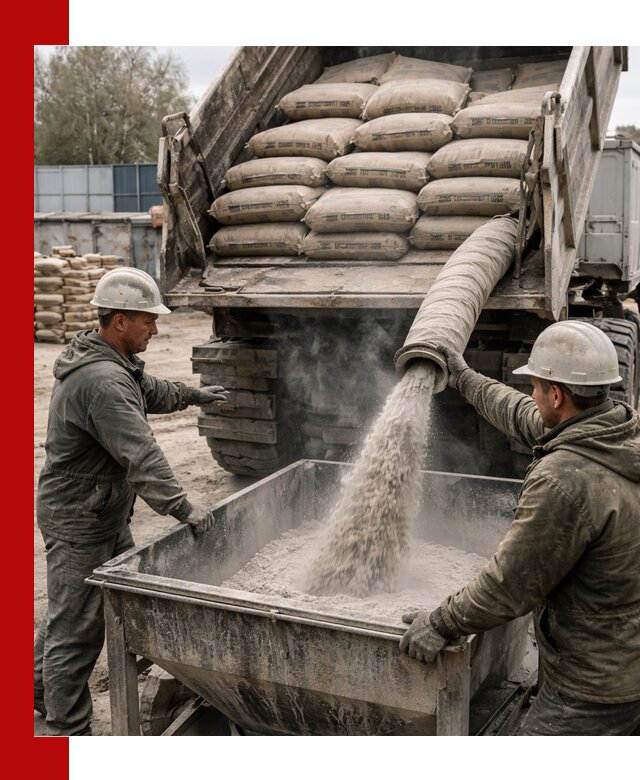 Доставка цемента М400 в Прохладном оптом и в розницу