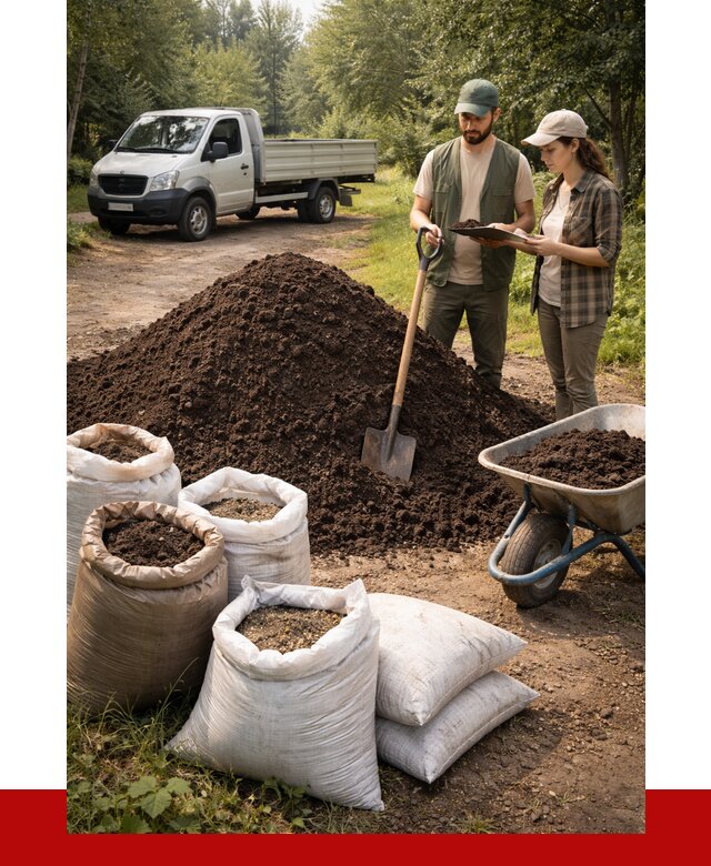 Купить грунт с доставкой в Прохладном от 4875 р. за м3 | ПРОНЕРУДПрх