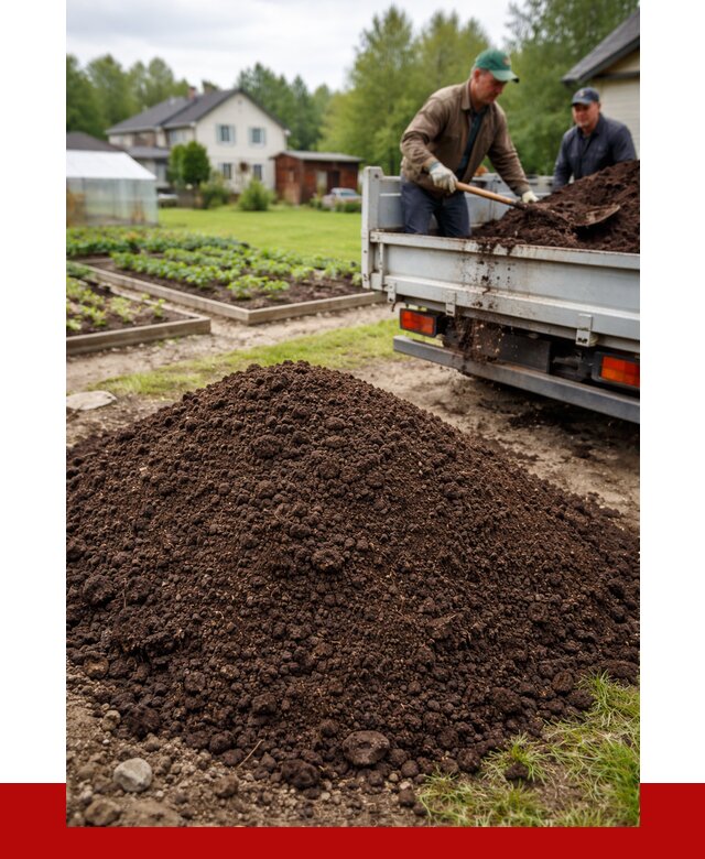 Плодородный грунт в Прохладном с доставкой от 4550 р. | ПРОНЕРУДПрх