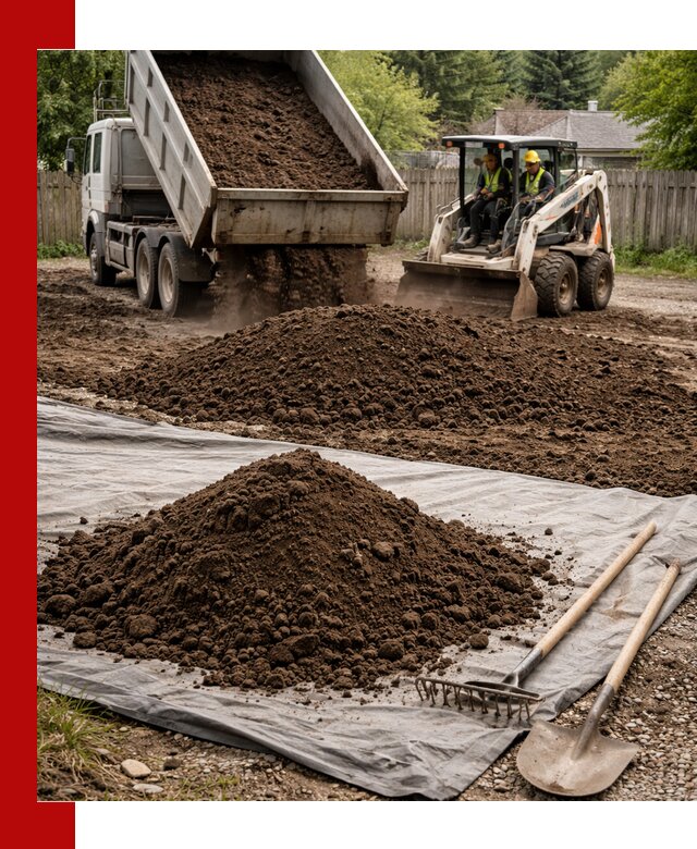 Грунт для отсыпки участка с доставкой в Прохладном