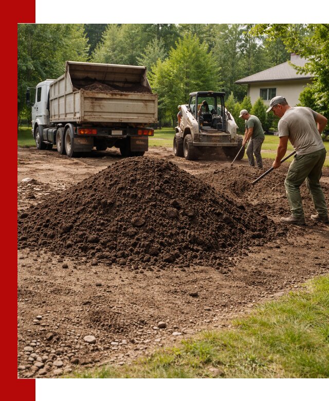Доставка и укладка грунта для газона в Прохладном