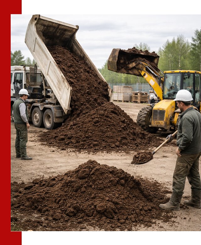 Доставка торфа оптом и в мешках в Прохладном